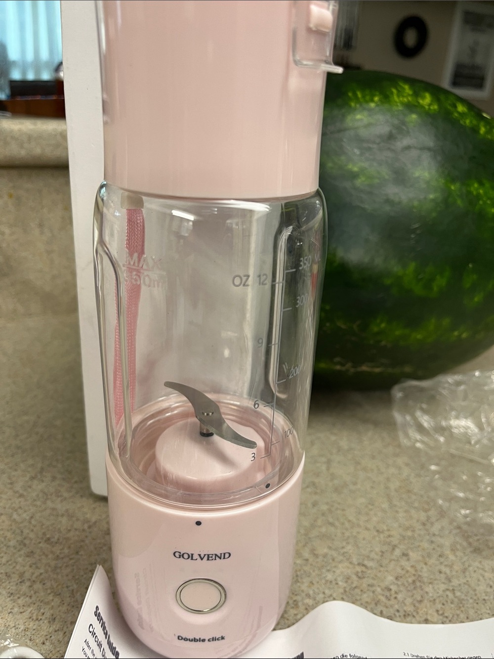 GOLVEND Portable Personal Blender in Light Pink